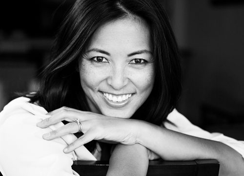 Happy woman after CO2 laser resurfacing treatments